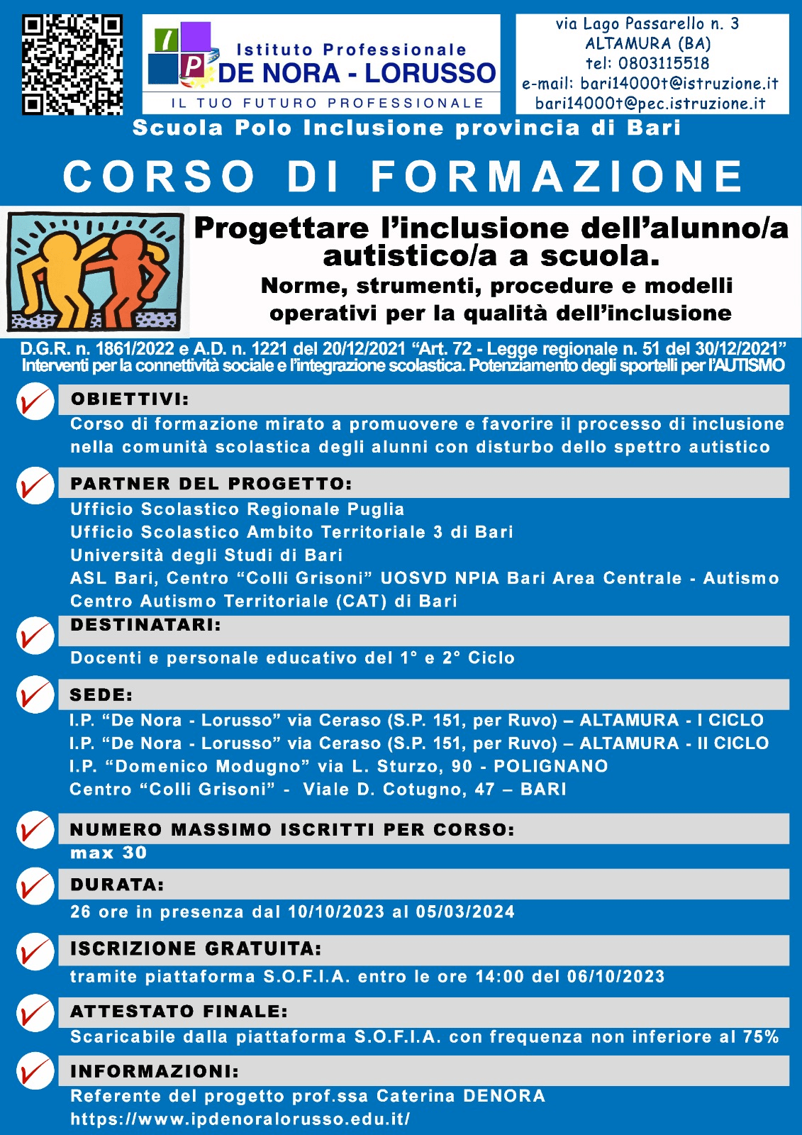 Locandina Corso Autismo